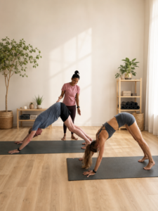 Couple yoga pic
